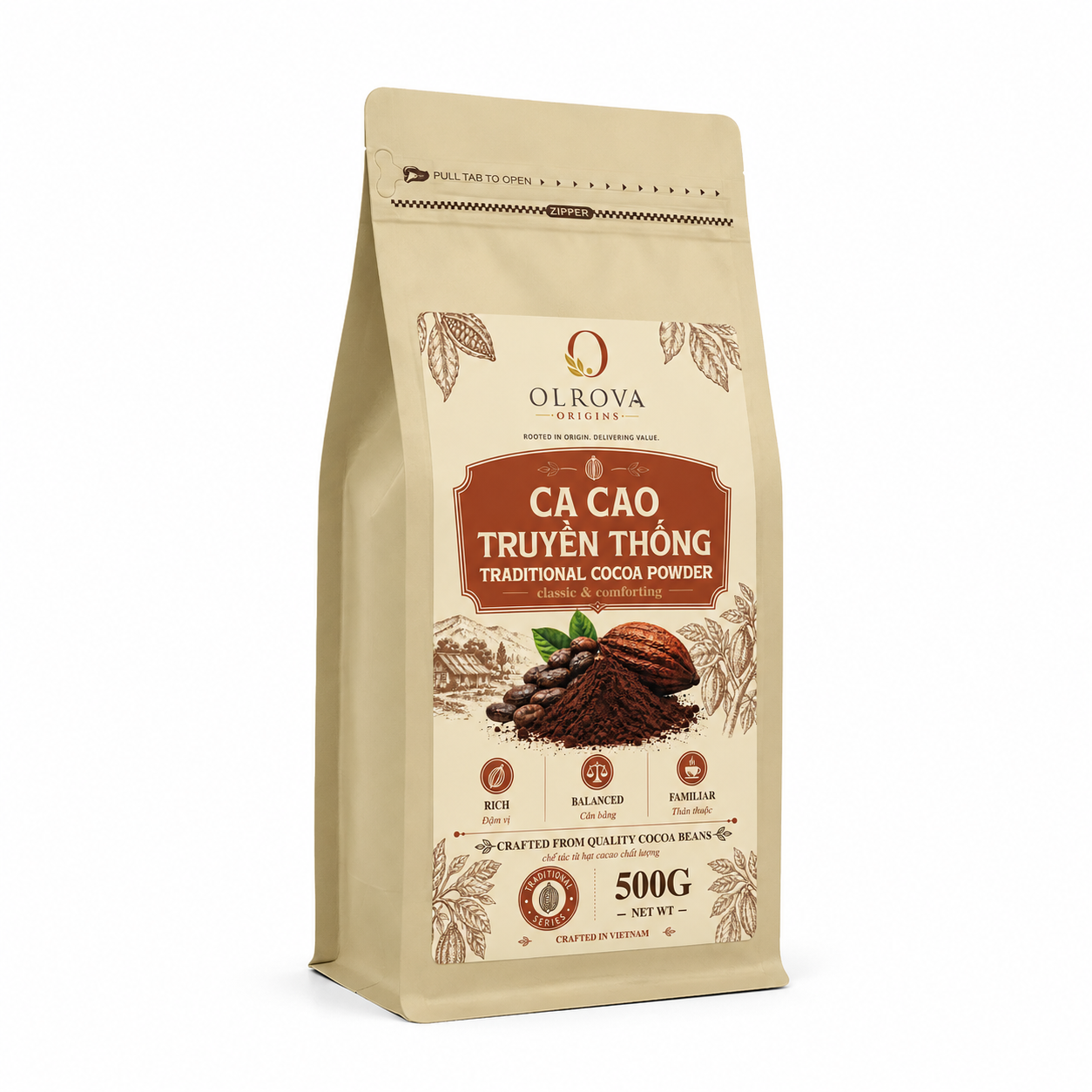 Smoothie pha từ Ca Cao Natural OLROVA